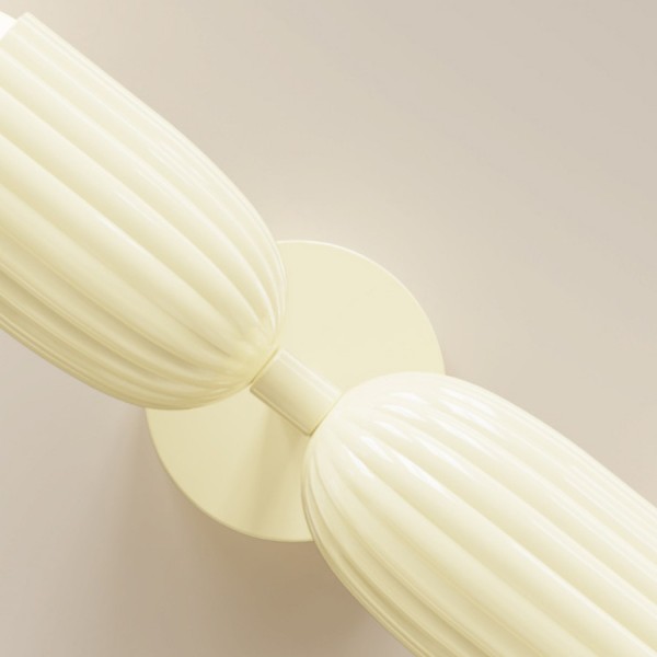 Moderne Creme Stil Kaktus Harz Wandleuchte S178