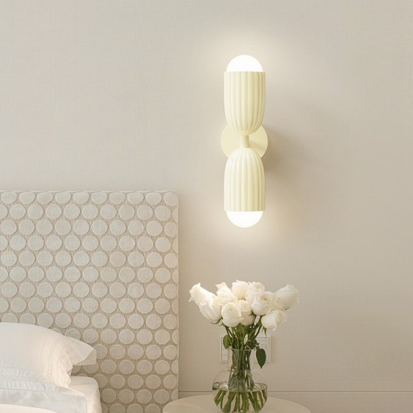 Moderne Creme Stil Kaktus Harz Wandleuchte S178