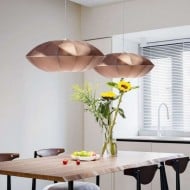 Modern UFO Fabric Pendant Lamp for Dining Room and Living Space S180