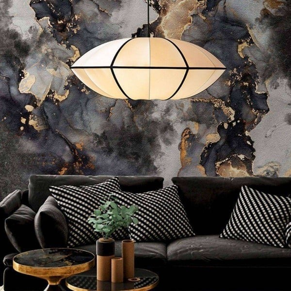 Modern UFO Fabric Pendant Lamp for Dining Room and Living Space S180