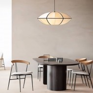 Modern UFO Fabric Pendant Lamp for Dining Room and Living Space S180
