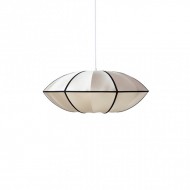 Modern UFO Fabric Pendant Lamp for Dining Room and Living Space S180