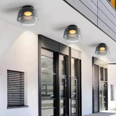 Stropní svítidlo Nordic Morandi ve tvaru skleněné mísy S184