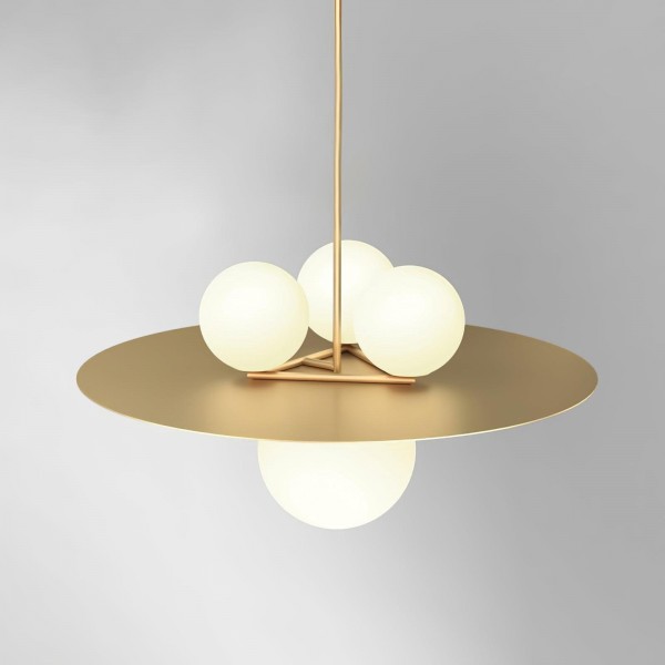 Metal Disc With Ball Pendant Light M579
