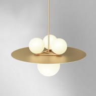 Metal Disc With Ball Pendant Light M579