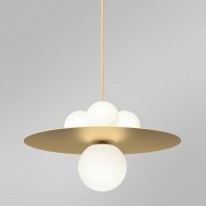 Metal Disc With Ball Pendant Light M579