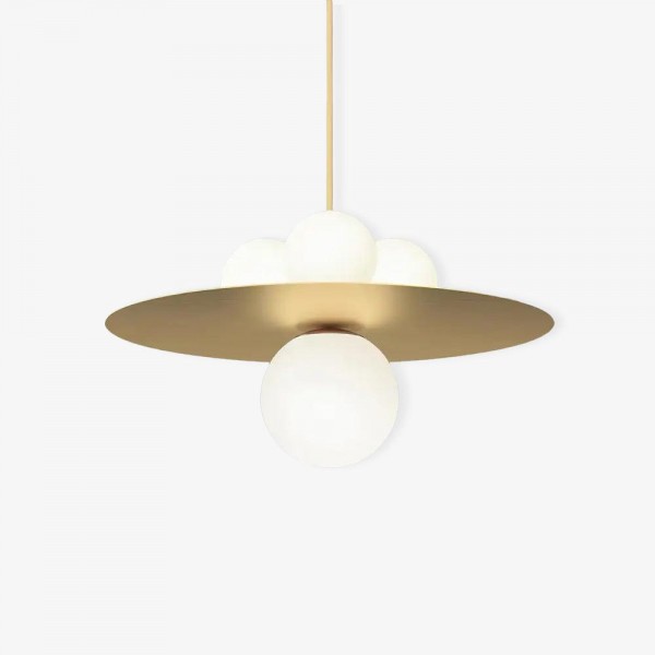 Metal Disc With Ball Pendant Light M579