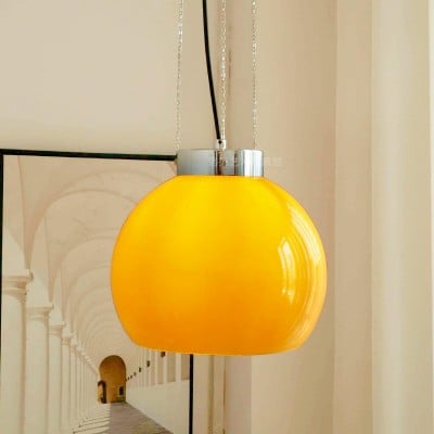 Vintage Bauhaus Creative Hemispherical Pendant Light M540