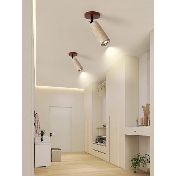 Wabi-Sabi Travertine Adjustable Wall Lamp M487