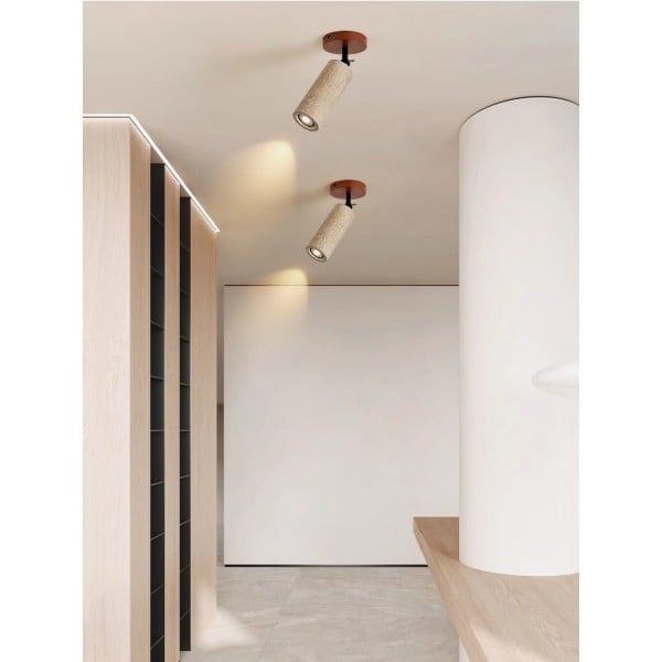 Wabi-Sabi Travertine Adjustable Wall Lamp M487