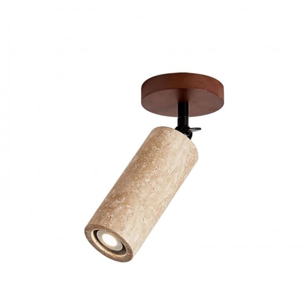 Wabi-Sabi Travertine Adjustable Wall Lamp M487