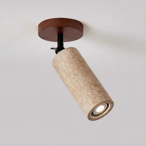 Wabi-Sabi Travertine Adjustable Wall Lamp M487
