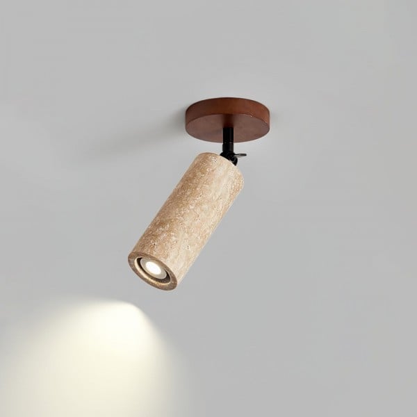 Wabi-Sabi Travertine Adjustable Wall Lamp M487