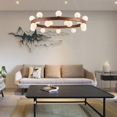 GRAND 나무 샹들리에