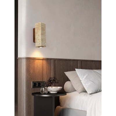 ヴィンテージ マーブル トラバーチン ウォールランプ M475