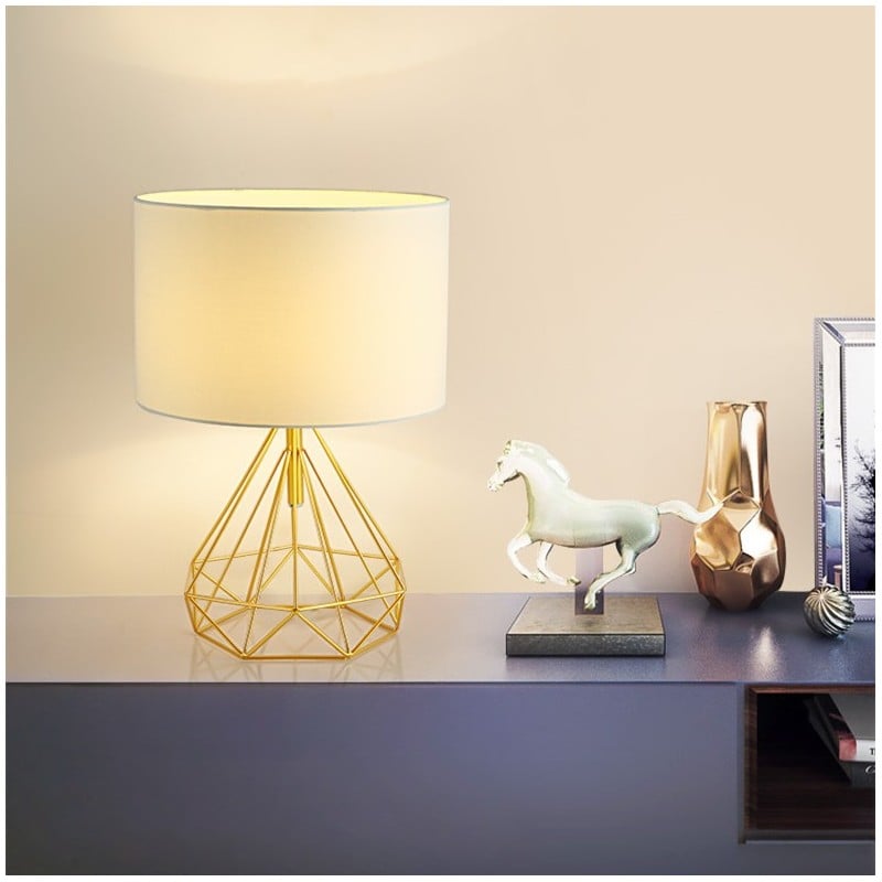 Diamond Fabric Table Light |Simig Lighting|Table Lamps