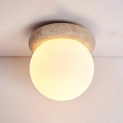 Marble Travertine Asteroid Ceiling Lamp M479