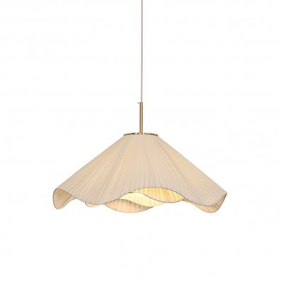 Lampa wisząca w stylu kremowym w kwiaty M458