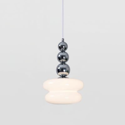 Zeitgenössische nordische Glaskugel-Hängeleuchte für Wohnzimmer M436