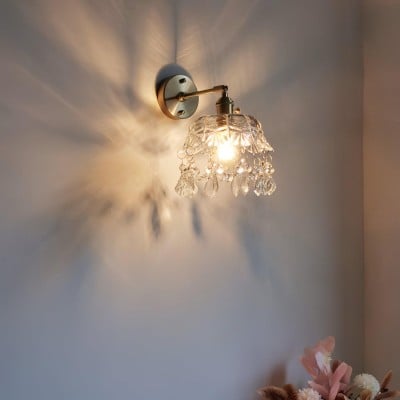 French Crystal Tassel Wall Light M364