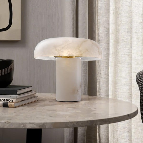 Creative Minimalist Luxury Alabaster Table Lamp For Bedroom M344 