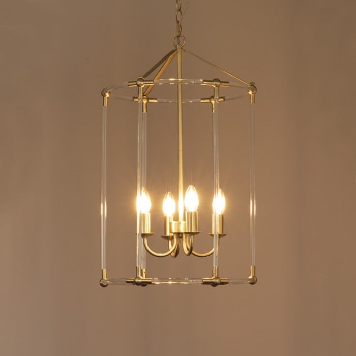 Minimalistische kooi hanglamp