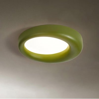 Lampa sufitowa akrylowa z centralnym przesunięciem w kształcie okręgu M308