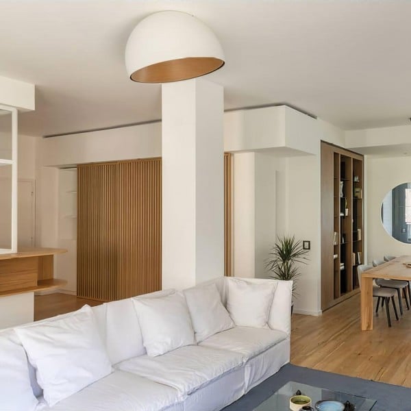 Simple Modern Nordic LED Eggshell Ceiling Lamp M284