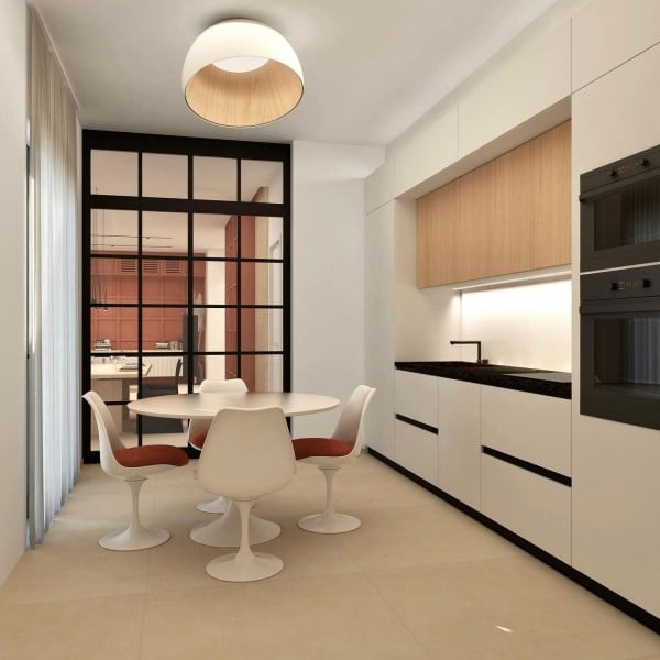 Simple Modern Nordic LED Eggshell Ceiling Lamp M284