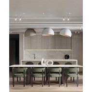 Simple Modern Nordic LED Eggshell Ceiling Lamp M284