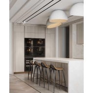 Simple Modern Nordic LED Eggshell Ceiling Lamp M284