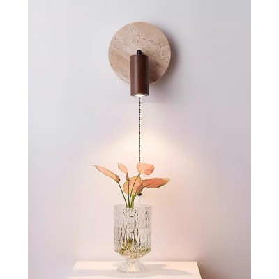 ヴィンテージ イエロー トラバーチン ウォールランプ M257