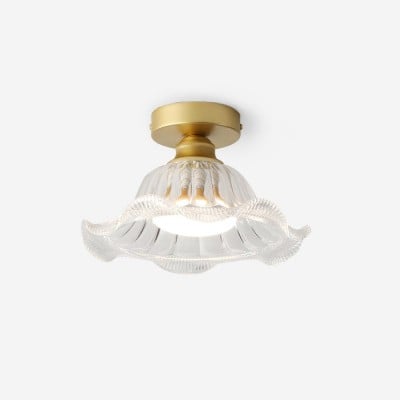 Vintage Glass Flower Ceiling Light M233