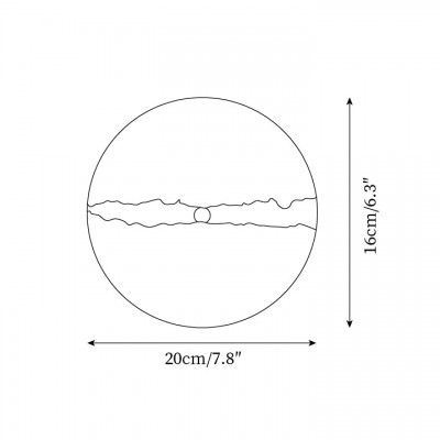 恐竜の卵の石の壁ランプ M166