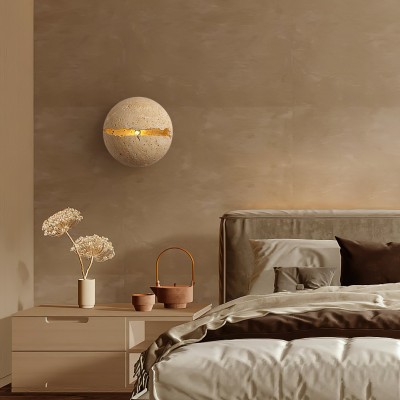 恐竜の卵の石の壁ランプ M166