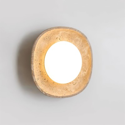Japanese Style Wabi-Sabi Stone Wall Lamp M161
