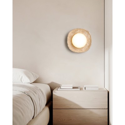 Japanese Style Wabi-Sabi Stone Wall Lamp M161