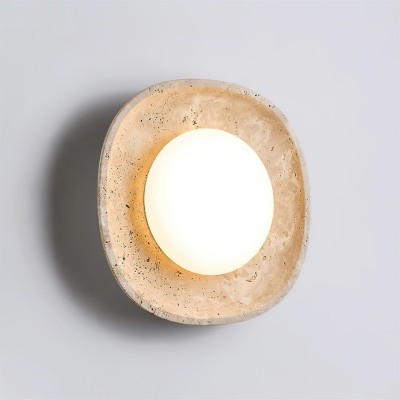 Japanese Style Wabi-Sabi Stone Wall Lamp M161