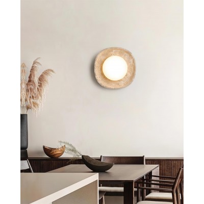 Japanese Style Wabi-Sabi Stone Wall Lamp M161