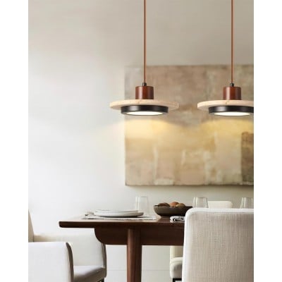 Creative Retro Regular Disc LED Pendant Lamp M152