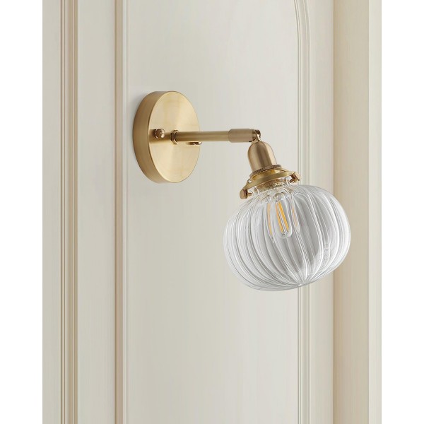 Simple Hallway Entrance Pumpkin Pattern Wall Lamp M108