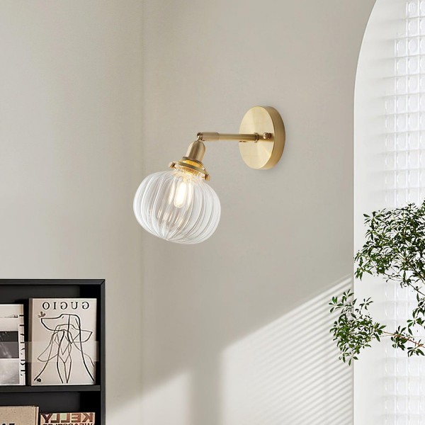 Simple Hallway Entrance Pumpkin Pattern Wall Lamp M108