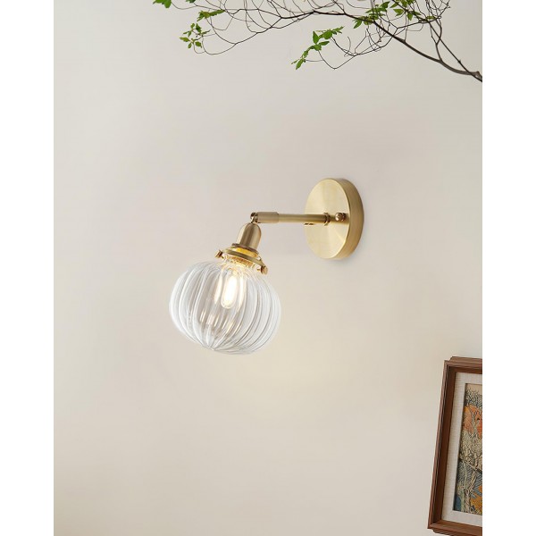 Simple Hallway Entrance Pumpkin Pattern Wall Lamp M108