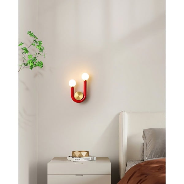 Creative U Shaped Double Head Wall Lamp M91