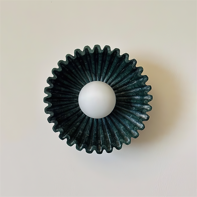 Paralume in plastica Lampada da parete in ceramica con fiore M184