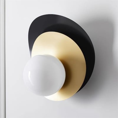 Lámparas de pared con forma de globo y geometría minimalista nórdica M85