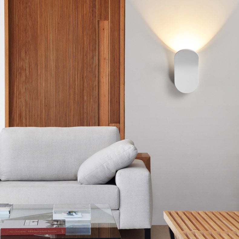Contemporary Scandinavian Aluminum Arch LED Wall Sconce Lamp M64 | Wall ...