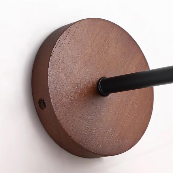 Travertine Walnut Cone Sconce - Natural Stone Wall Lamp M56