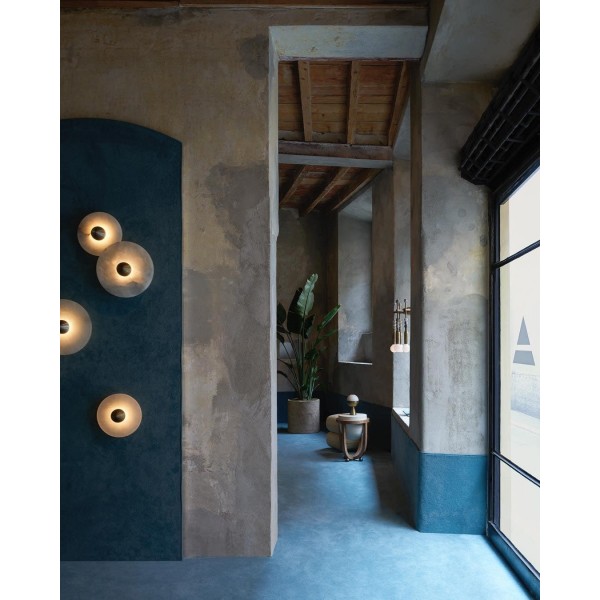 Creative Marble Rund Vägglampa M42