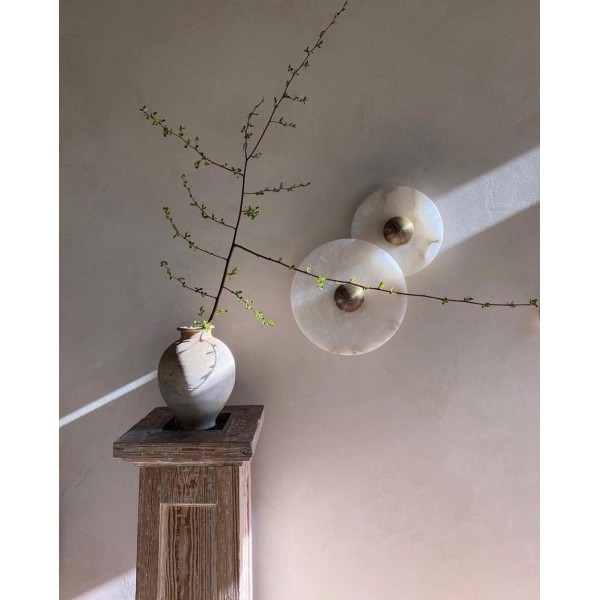 Creative Marble Rund Vägglampa M42